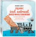 Trader Joe's Organic Iced Oatmeal Baked Whole Grain Bars, 216g