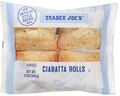 Trader Joe's Ciabatta Rolls, 340g