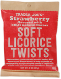Trader Joe's Soft Strawberry Licorice Twists, 227g