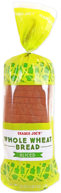 Trader Joe's Whole Wheat Sliced Bread, 624g