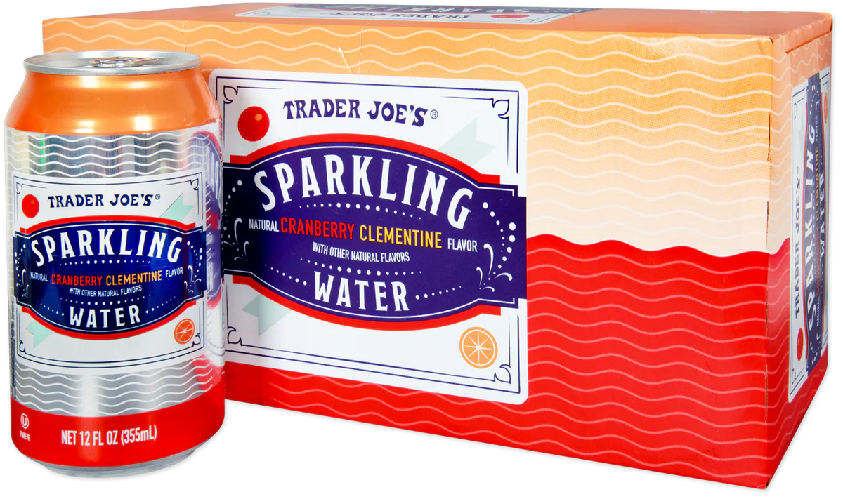Trader Joe's Sparkling Water, Cranberry Clementine, 2.84L