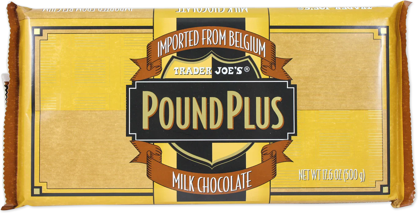 Trader Joe's Pound Plus Milk Chocolate Bar, 500g