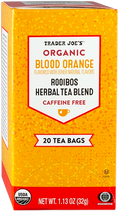 Trader Joe's Organic Blood Orange Rooibos Herbal Tea Blend, 32g