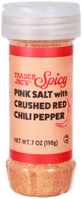 Trader Joe's Spicy Pink Salt with Crushed Red Chili Pepper, 198g