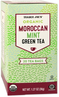Trader Joe's Organic Moroccan Mint Green Tea, 36g