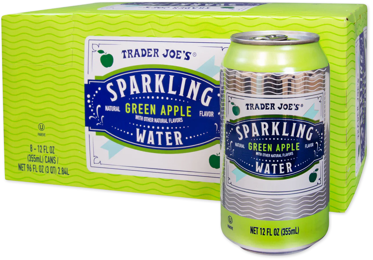 Trader Joe's Sparkling Water, Green Apple, 2.84L