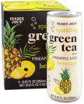 Trader Joe's Sparkling Green Tea with Pineapple Juice, 1L