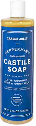 Trader Joe's Peppermint Multi-Purpose Castile Soap, 473mL