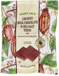 Trader Joe's Crunchy Milk Chocolate & Sea Salt Thins, 96g