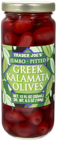 Trader Joe's Jumbo Pitted Greek Kalamata Olives, 355mL
