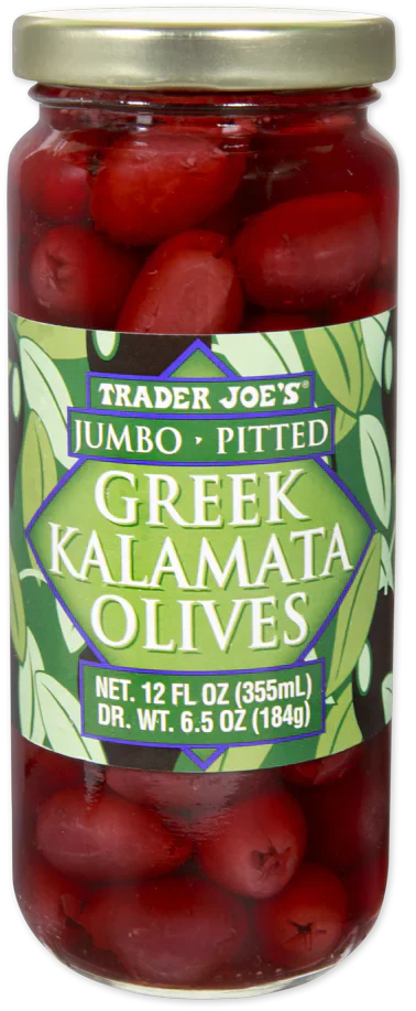 Trader Joe's Jumbo Pitted Greek Kalamata Olives, 355mL
