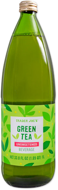 Trader Joe's Green Tea Unsweetened Beverage, 1L