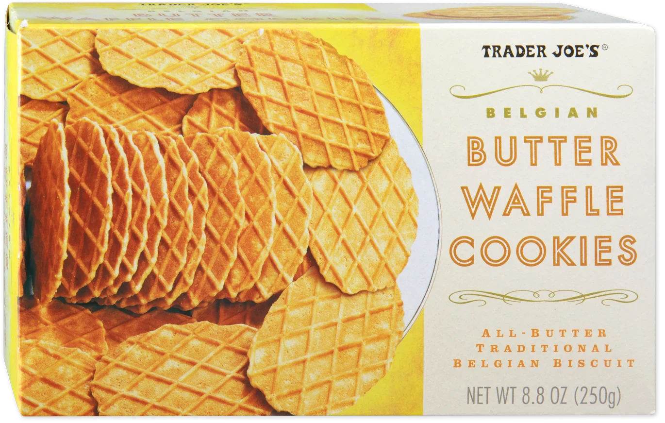 Trader Joe's Belgian Butter Waffle Cookies, 250g