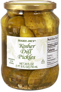 Trader Joe's Kosher Dill Pickles, 710mL