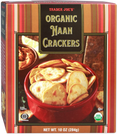 Trader Joe's Organic Naan Crackers, 284g