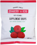 Trader Joe's Cranberry & Herb Supplement Drops, 15-count