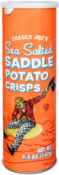 Trader Joe's Sea Salted Saddle Potato Crisps, 147g