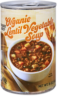 Trader Joe's Organic Lentil Vegetable Soup, 425g