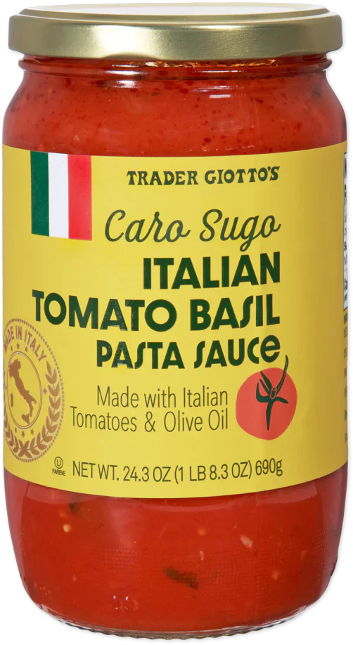 Trader Joe's Caro Sugo Italian Tomato Basil Pasta Sauce, 690g