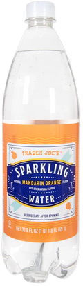 Trader Joe's Sparkling Water, Mandarin Orange, 1L