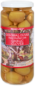 Trader Joe's Colossal Olives Stuffed with Garlic Cloves, 284g