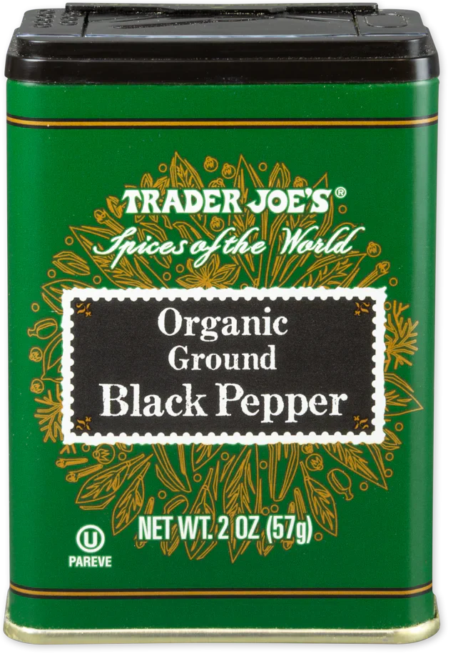 Trader Joe's Organic Ground Black Pepper, 57g