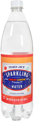 Trader Joe's Sparkling Water, Cranberry Clementine, 1L