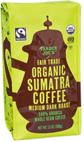 Trader Joe's Fair Trade Organic Sumatra Coffee, 369g