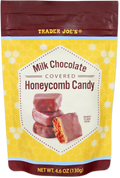 Trader Joe's Milk Chocolate Covered Honeycomb Candy, 130g