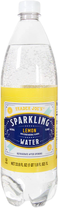 Trader Joe's Sparkling Water, Lemon, 1L