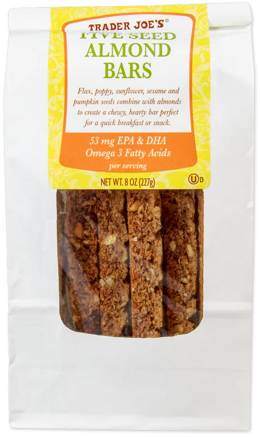 Trader Joe's Five Seed Almond Bars, 227g