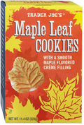 Trader Joe's Maple Leaf Cookies, 323g