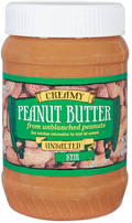 Trader Joe's Creamy Peanut Butter, Unsalted, 454g