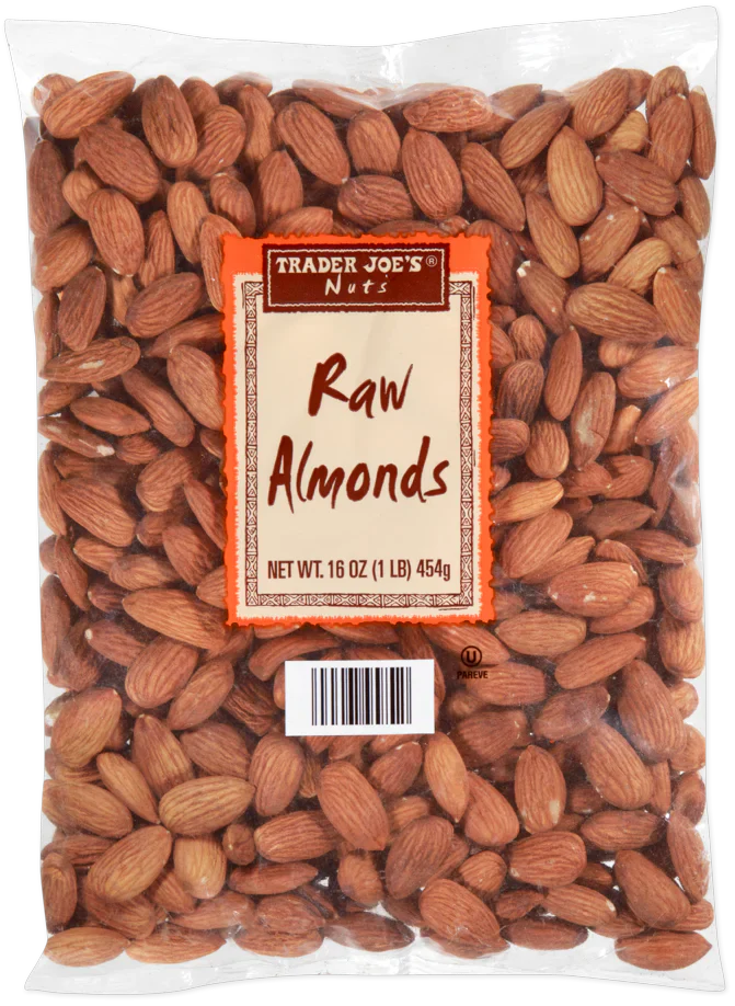 Trader Joe's Raw Almonds, 454g