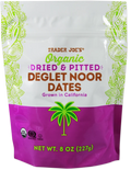 Trader Joe's Organic Dried & Pitted Deglet Noor Dates, 227g