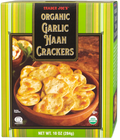 Trader Joe's Organic Garlic Naan Crackers, 284g
