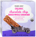 Trader Joe's Organic Chocolate Chip Baked Whole Grain Bars, 216g
