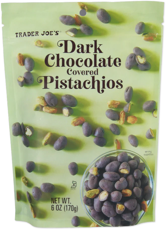 Trader Joe's Dark Chocolate Covered Pistachios, 170g