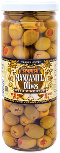 Trader Joe's Spanish Manzanilla Olives with Pimento Paste, 411g