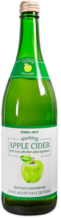 Trader Joe's Sparkling Apple Cider, 750mL