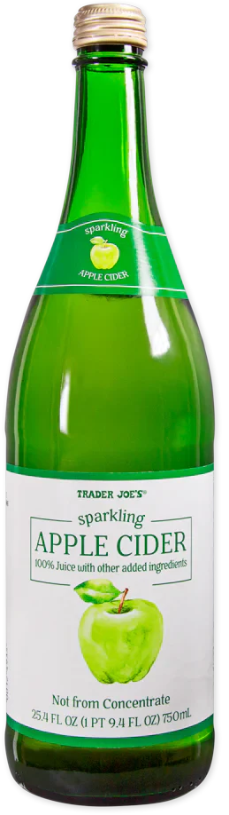 Trader Joe's Sparkling Apple Cider, 750mL