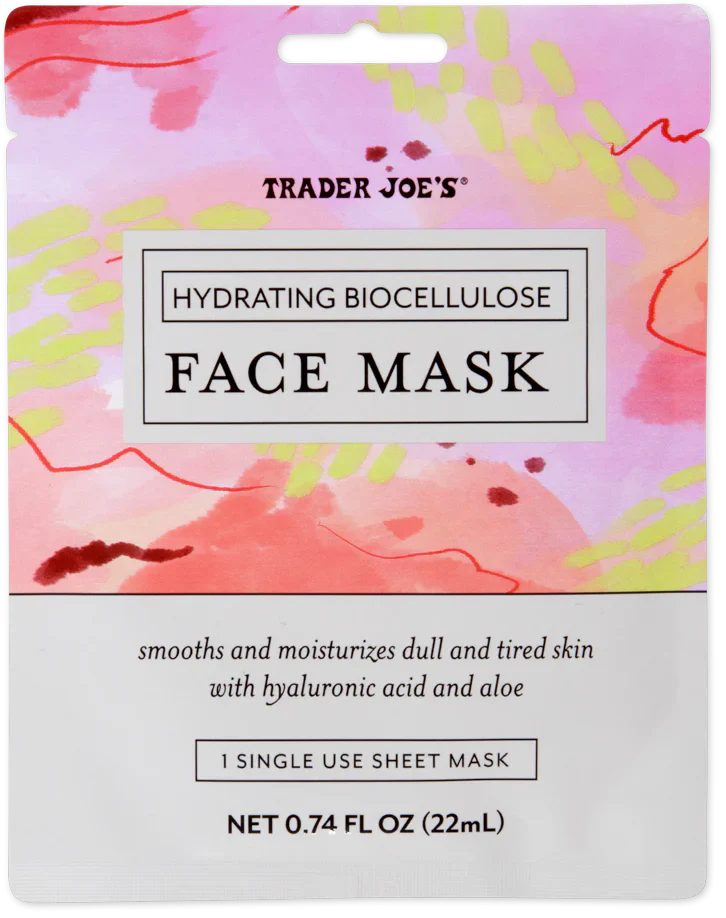 Trader Joe's Hydrating Biocellulose Face Mask, 22mL