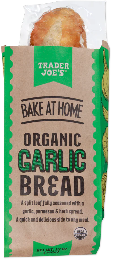 Trader Joe's Organic Garlic Bread, 340g