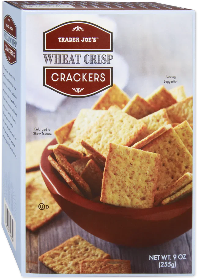 Trader Joe's Wheat Crisp Crackers, 255g