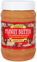 Trader Joe's Crunchy Peanut Butter, Unsalted, 454g