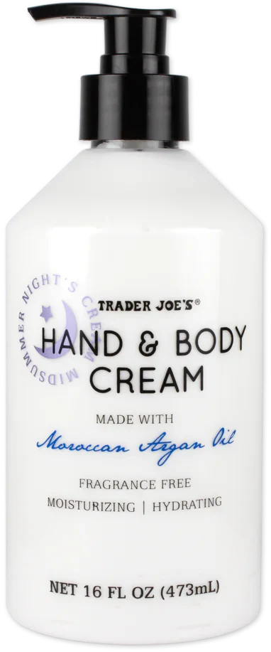 Trader Joe's Hand & Body Cream with Moroccan Argan Oil, 473mL