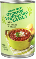 Trader Joe's Organic Vegetarian Chili, 416g