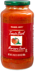 Trader Joe's Tomato Basil Marinara Sauce, 680g