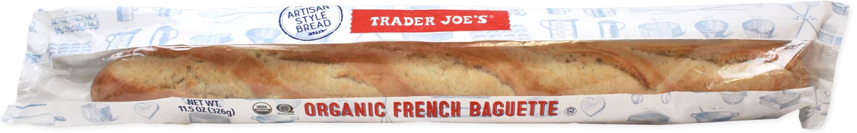 Trader Joe's Organic French Baguette, 326g