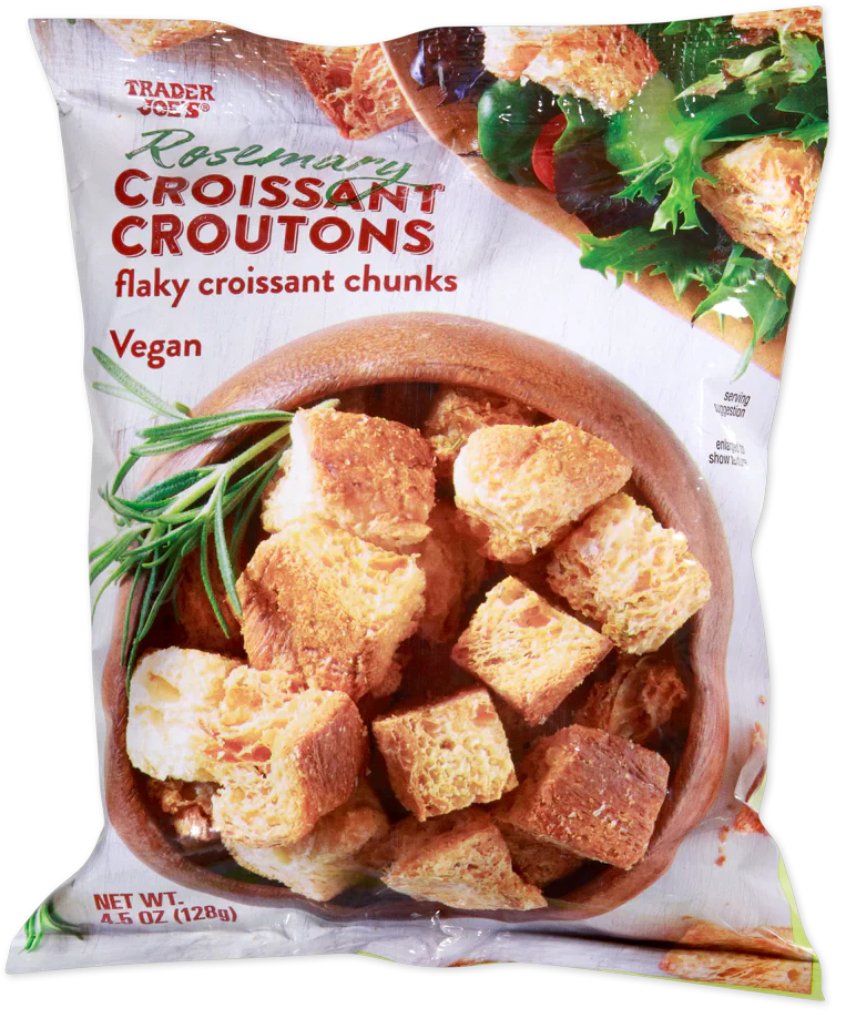 Trader Joe's Rosemary Croissant Croutons, 128g